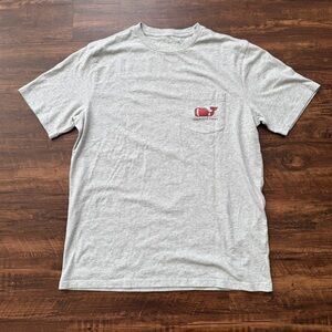 Vineyard Vines 100% Cotton Football Whale T Shirt